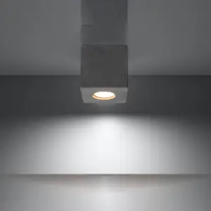 Plafonnier en béton Sollux Lighting Quad image-2