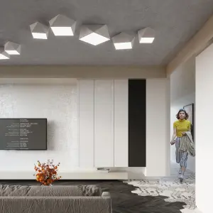 Απλίκα οροφής Sollux Lighting Hexa 35 image-1