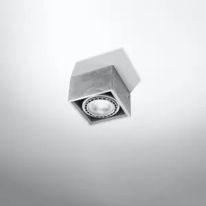 Επιτοίχιο φωτιστικό από σκυρόδεμα Sollux Lighting Quatro 1 image-1