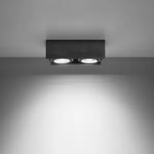 Επιτοίχιο φωτιστικό από σκυρόδεμα Sollux Lighting Quatro 2 image-2