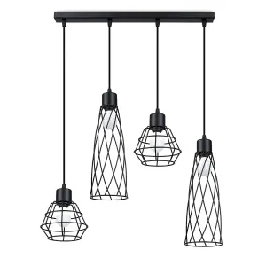 Pendant lamp Sollux Lighting Suba 4L image-0