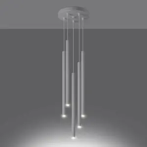 Κρεμαστή λάμπα Sollux Lighting Pastelo 5P image-1