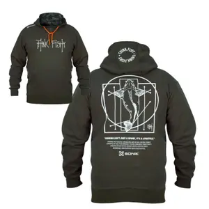 Hooded Sweatshirt Sonik By Think Fishy Art