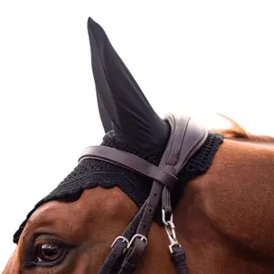 Häst flughatt Samshield Soundshield Fly Veil Swarovski image-4