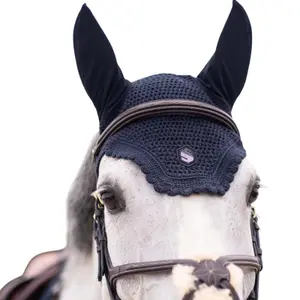 Häst flughatt Samshield Soundshield Fly Veil Swarovski