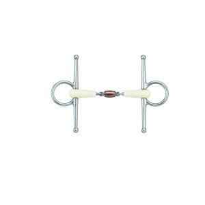 so2523-115-needle-bit-for-horse-with-copper-roller-soyo-beige-115-mm