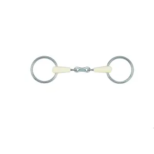Double snaffle bits for horses Soyo French Link image-0