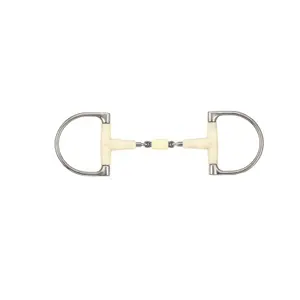 Verdum horse bit with double joint + roller Soyo Happy mouth round D image-0