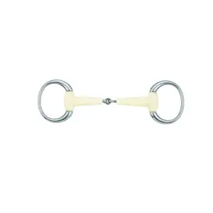 so2906-135-olivfarbenes-gebiss-fur-pferde-einfacher-runder-ring-soyo-happy-mouth-silber-beige-135-cm
