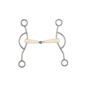 American gag bit for sliding horse single joint Soyo Happy mouth image-0