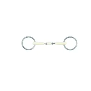 2 ring horse bit with seal Soyo Happy Mouth Bradoon image-0