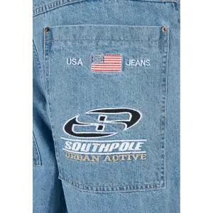 Ribbon shorts Southpole denim image-6