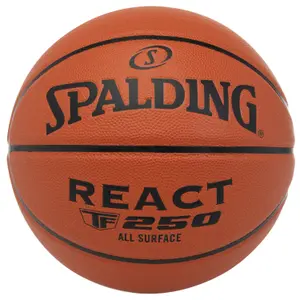 Set of 10 Basketballs Spalding React TF-250 Composite