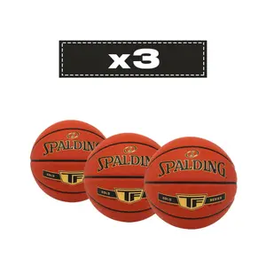 Zestaw 3 piłek do koszykówki Spalding TF Gold Composite