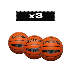 Zestaw 3 piłek do koszykówki Spalding TF Silver Composite