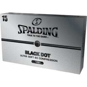 Μπάλες γκολφ Spalding Black Dot (x15) image-1