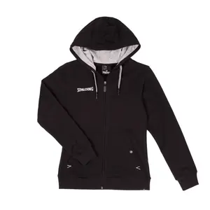 Sweatshirt full zip hoodie for women Spalding Flow