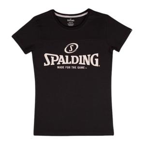 40221627-bl-t-shirt-damen-spalding-essential-logo-schwarz