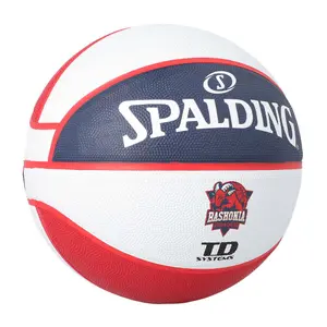 Esfera de borracha Spalding Baskonia Vitoria Gasteiz Sz7 EL Team 2018