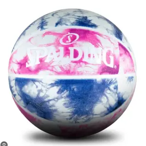 Bola de basquete em borracha Spalding Tie Dye image-0