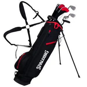 Set de golf Gaucher avec sac trépied Spalding Executive Half Set Graphite image-0