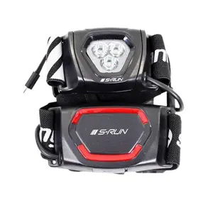 Cinturón de alumbrado delantero y trasero recargable por usb Spanninga S Run 40 Lux image-1