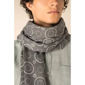 Patterned scarf Spasso image-2