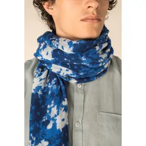 Floral print scarf Spasso image-2