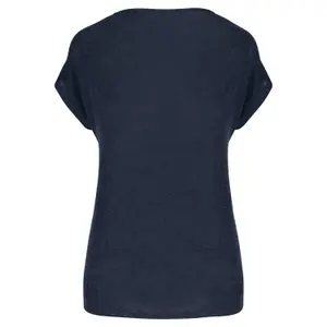 Camisola de mulher em linho com decote em V Spasso image-1