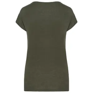 Camisola de mulher em linho com decote em V Spasso image-1