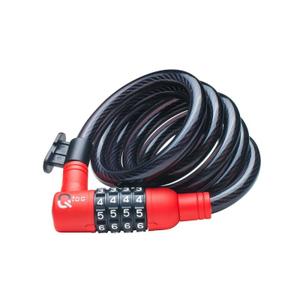 Spiral cable lock with Qloc bracket