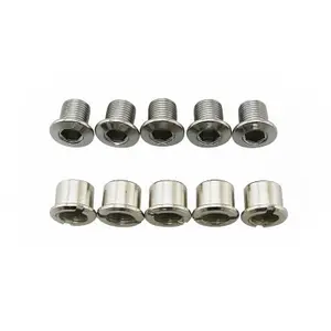 Juego de platos y bielas de acero de 5 radios compatibles Specialités T.A. m8x6.5 image-0