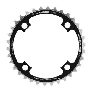 Specialty triple middle MTB chainring 4bra chinook 8-9v. image-1