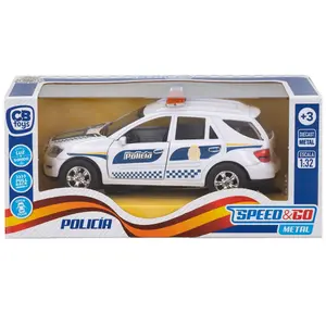 Collector's car metal scale 1:32 3 models Speed & Go Policía Nacional image-2