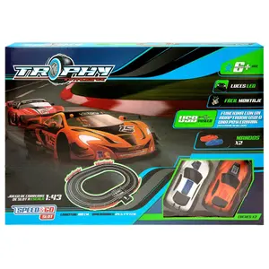 Set of 2 cars with circuit Speed & Go image-1