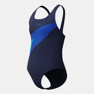 1-dels baddräkt för flickor Speedo H-boom Butterfly image-2