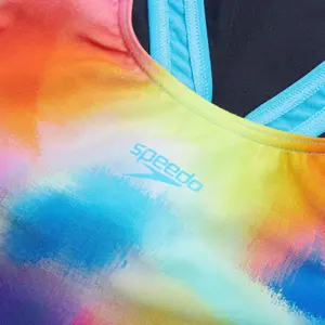 Μαγιό ενός τεμαχίου για κορίτσια Speedo Print Splashb image-1