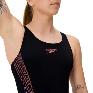 Μονόχρωμο μαγιό γυναικείο Speedo End+ Placem Muscleback image-5