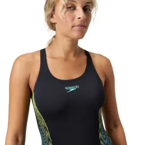 Women's 1-piece swimsuit Speedo End+ Placem Muscleback image-6