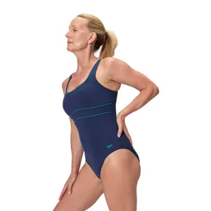 Women's 1-piece swimsuit Speedo Solid Contour Eclipse image-2