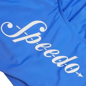 Μονόχρωμο μαγιό γυναικείο Speedo Logo Deep U-Back image-1