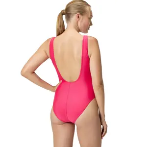 Μονόχρωμο μαγιό γυναικείο Speedo Logo Deep U-Back image-4
