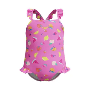 Maiô de Banho 1 Peça Bebé Menina Speedo Frill image-1
