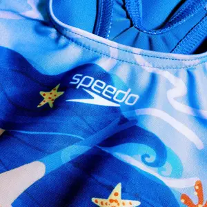 Maiô de Banho 1 Peça Bebé Menina Speedo Placem Print image-1