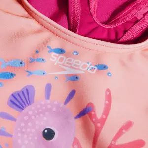 Maiô de Banho 1 Peça Bebé Menina Speedo Placem Print image-1