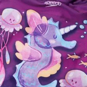 Maiô de Banho 1 Peça Bebé Menina Speedo Placem Print image-4