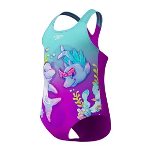 Μαγιό ενός τεμαχίου για κορίτσια Speedo Placem Print image-4