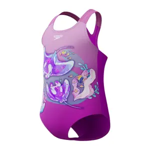 Maiô de Banho 1 Peça Bebé Menina Speedo Placem Print image-4