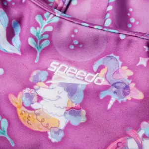Μαγιό ενός κομματιού για κορίτσι μωρό Speedo Dig Frill Thinstrap GRN image-1