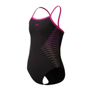 Μαγιό ενός τεμαχίου για κορίτσια Speedo Placem Thinstr image-3